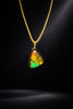 Ammolite Pendant Freeform AA Grade Natural Stone 22mm #1060
