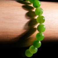 8mm Polar Jade Beaded Bracelet #2762