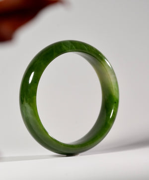 A Canadian Jade Bangle 60.3mm #2343