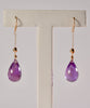 Mermaid's Tear Amethyst Earrings #2659