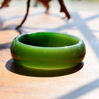 Siberian Jade Bangle 58mm #2594