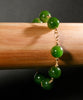 12mm Siberian Jade Starry Beaded Bracelet #2757