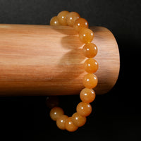 10.5mm Siberian Brown Jade Bracelet #2769