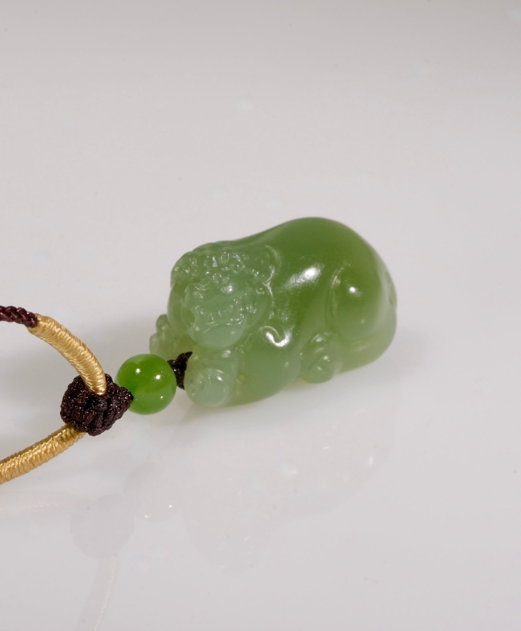 Siberian Jade Pixiu Pendant #2907