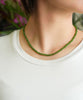 15.5" Polar Jade Beaded Necklace #2517-2