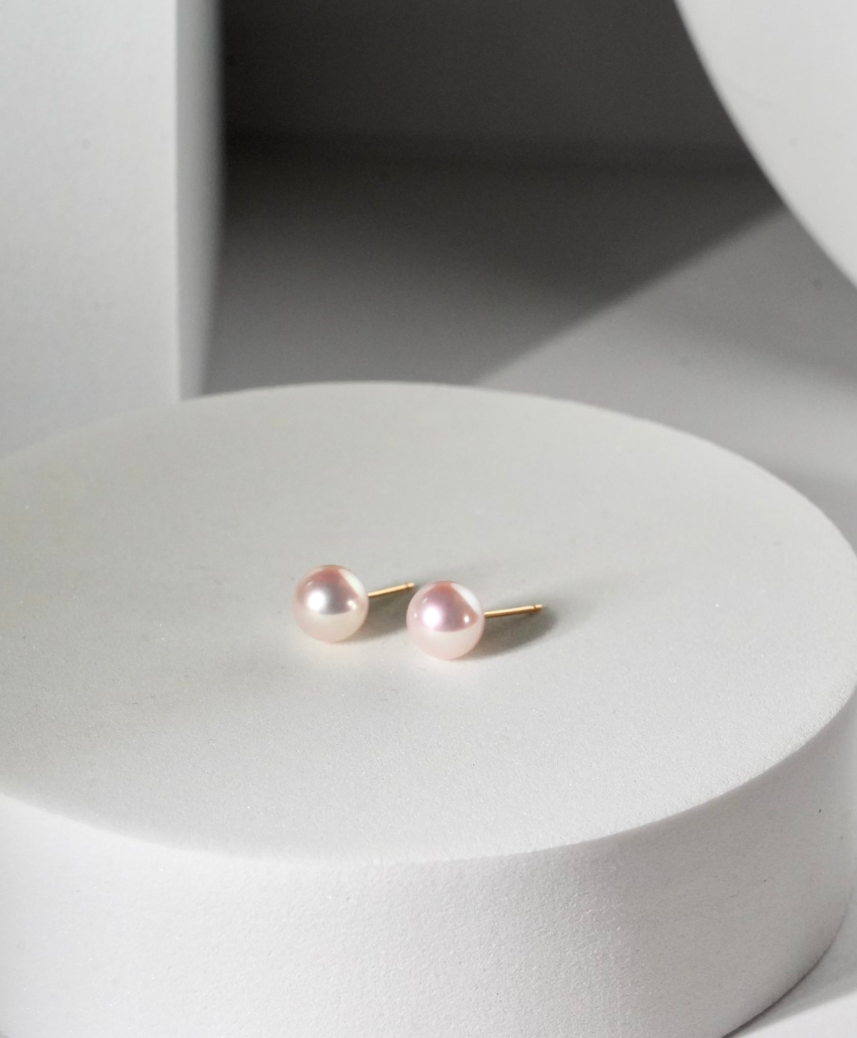 14K Akoya Pearl Ear Studs #2957