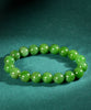 10mm Polar Jade Beaded Bracelet #2756