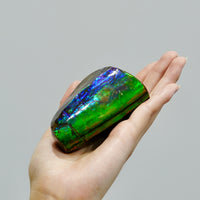 POLISHED AMMOLITE STONE #396