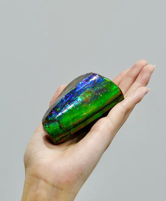 POLISHED AMMOLITE STONE #396