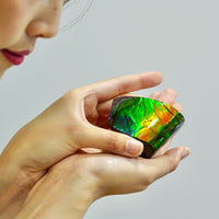 POLISHED AMMOLITE STONE #392