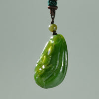 HAND CARVED JADE PENDANT #1399