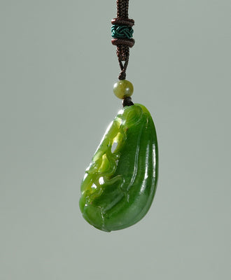 HAND CARVED JADE PENDANT #1399