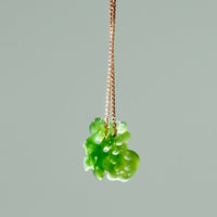 FU WORD APPLE GREEN PENDANT #1315