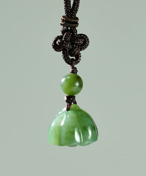 LOTUS SEEDPOD JADE PENDANT #1317