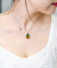 18k Waterdrop Ammolite Pendant #1972