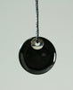 Peace Buckle Black Jade Pendant #1123