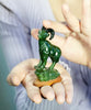 HAND CARVED JADE ANIMAL - Goat #2311