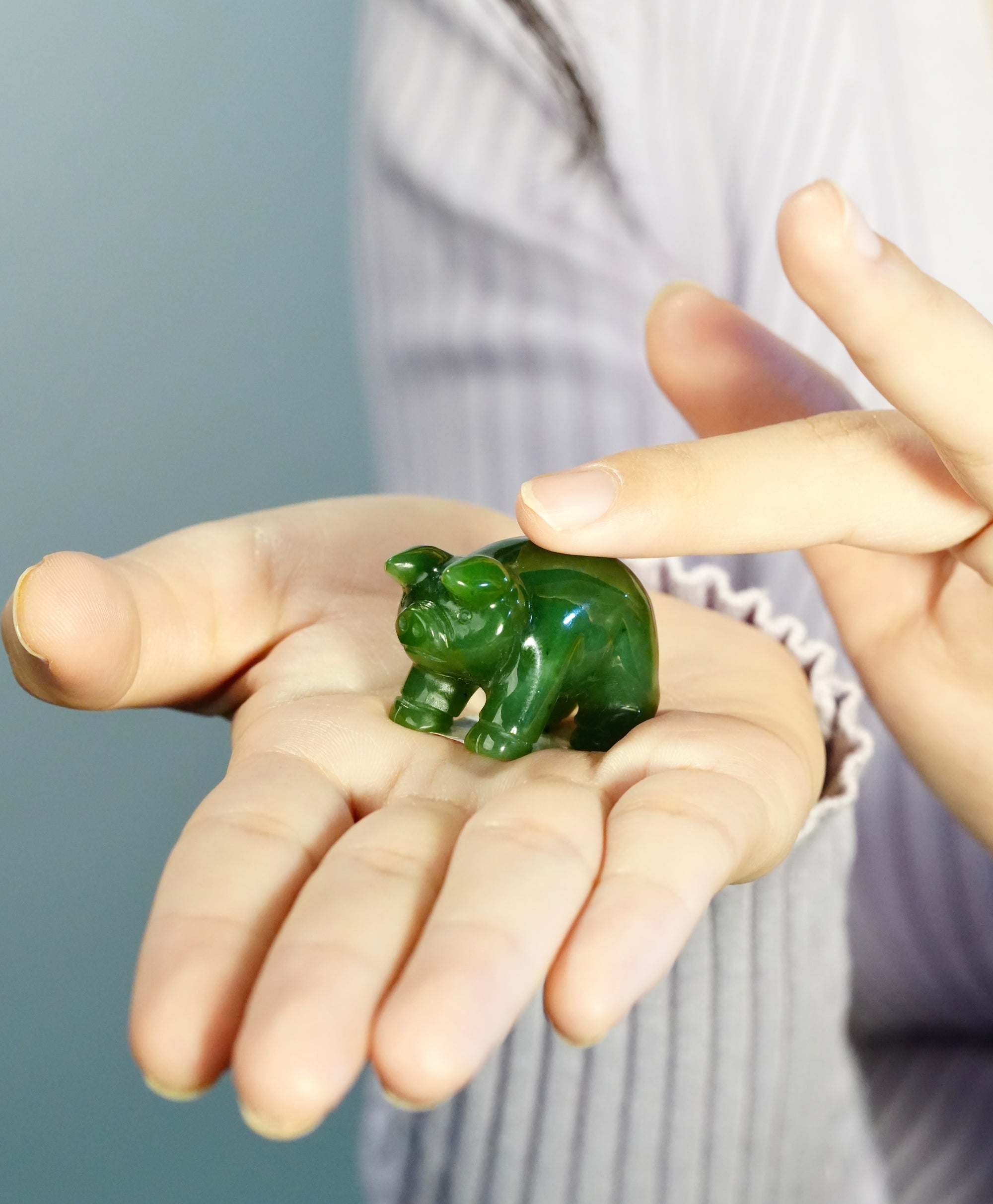 Lucky Piggy Banks - Jade Pig #2306