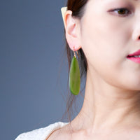 SIBERIAN JADE CLASSIC EARRINGS #2348