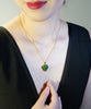 JADE VINTAGE TRIANGLE PENDANT #1100