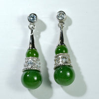 Jade Gourd Earrings #1070