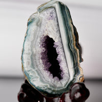 AMETHYST SEMI-GEODES DISPLAY 0.981 LB #1988