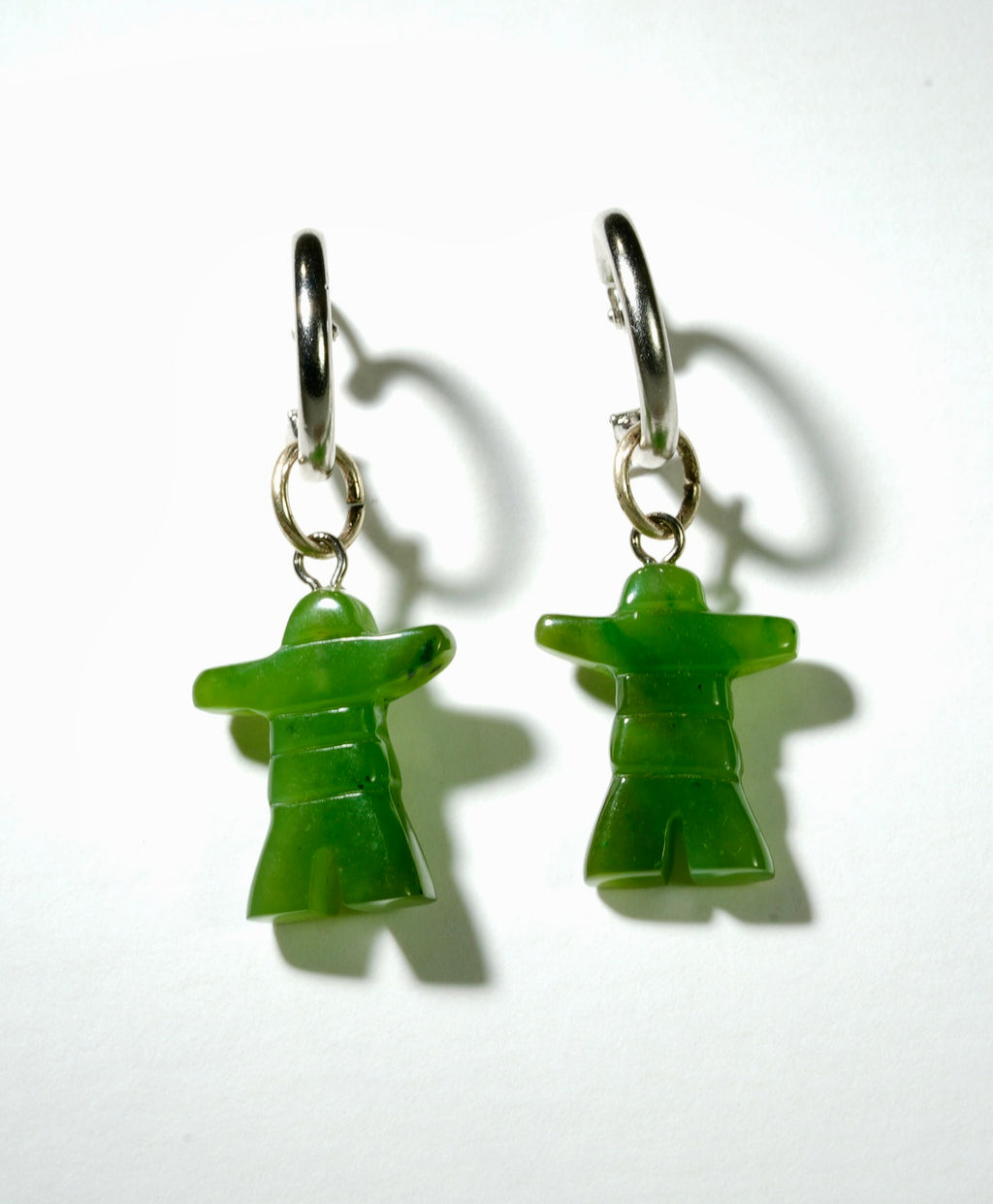 INUKSHUK JADE EARRINGS #1439