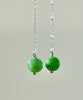 FREEFORM JADE EARRINGS #1451