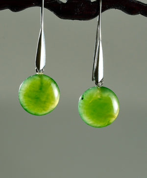 CLASSIC JADE EARRINGS #1440