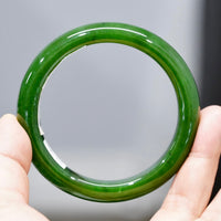 AAA Polar Jade Bangle 58mm #2403