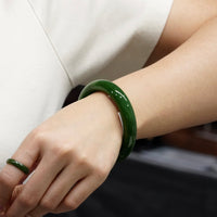 AAA Polar Jade Bangle 58mm #2403