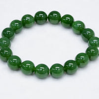 12mm Polar Jade Beaded Bracelet #2405