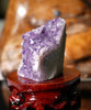 AMETHYST SEMI-GEODE AA+ GRADE EXTRA QUALITY BASE CUT(1.2 LB) #1228