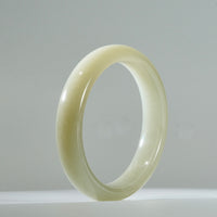 White Jade Bangle 60.5mm #123