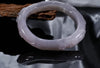 Smoke Purple Hetian Jade Bangle 57mm #2450