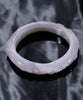 Smoke Purple Hetian Jade Bangle 57mm #2450