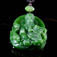 Polar Jade Guanyin Pendant #2460