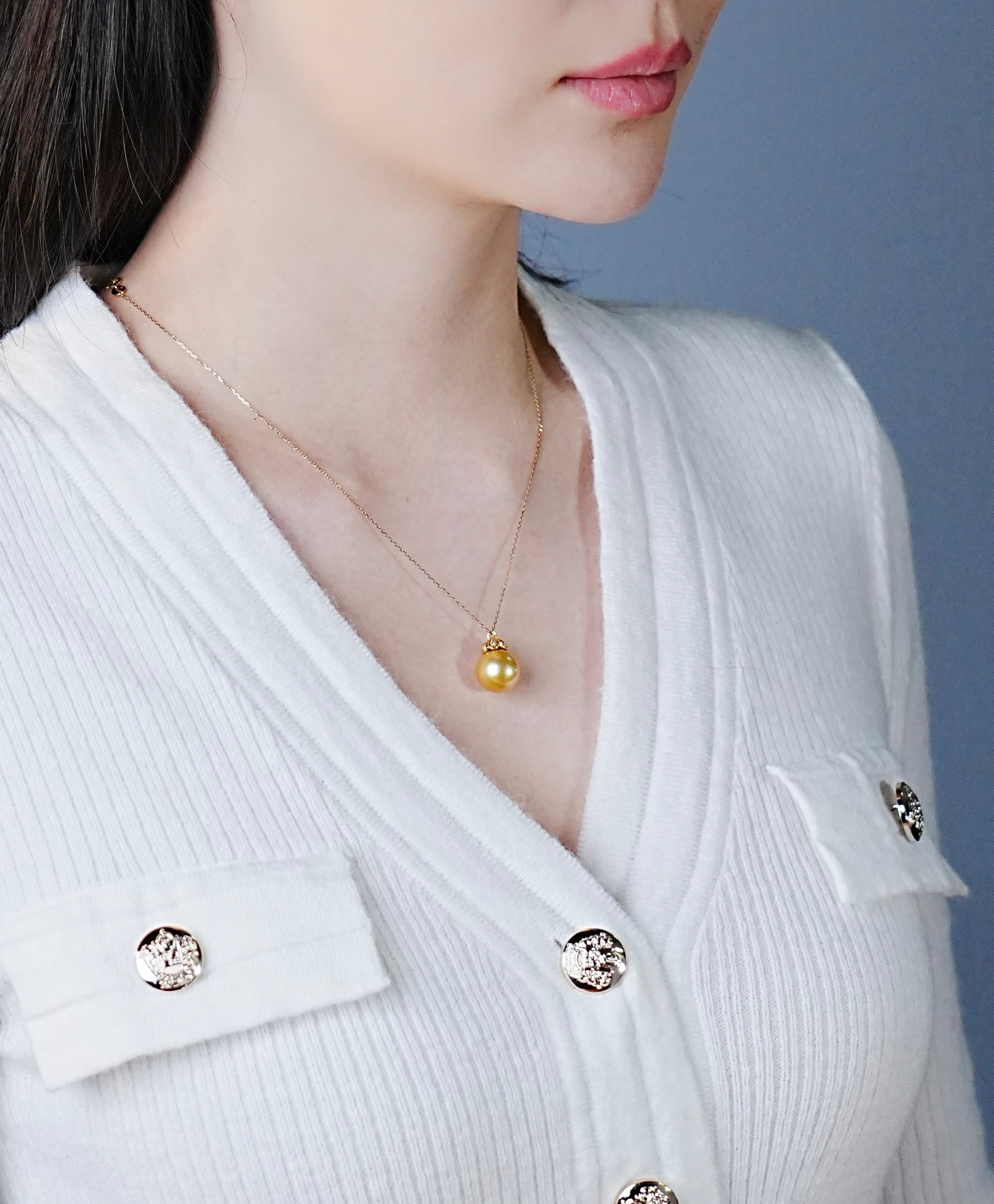 Cultured South Sea Pearl Pendant #1655