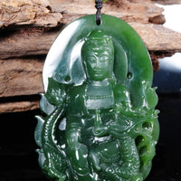 Polar Jade Guanyin Pendant #2460