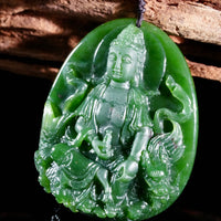 Polar Jade Guanyin Pendant #2461