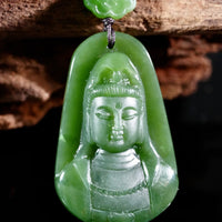 Polar Jade Guanyin Pendant #2462