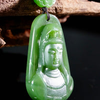 Polar Jade Guanyin Pendant #2462