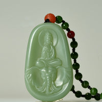 Buddha Elephant Jade Necklace #1415