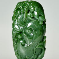 HAND CARVED JADE PHOENIX #1460