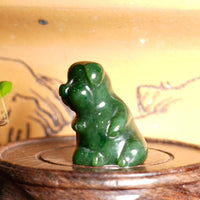 Hand-carved Animal -  Jade Pig 1.5"