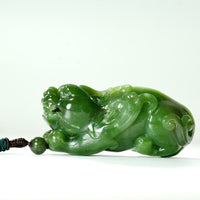 Hand Carved Jade Pendant #1406