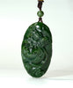 HAND CARVED JADE DRAGON PENDANT #1545