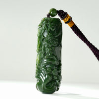 HAND-CARVED JADE PENDANT #1410