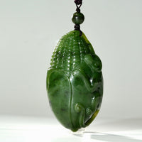 HAND CARVED JADE CORN #1458