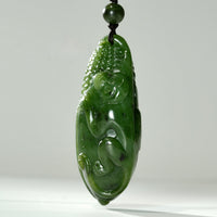 HAND CARVED JADE CORN #1458